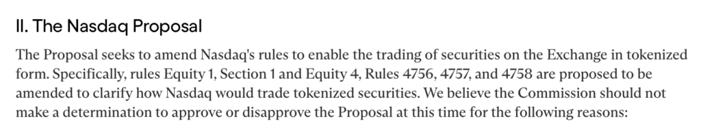 Ondo Finance to SEC: Hold off on Nasdaq’s tokenized securities plan
