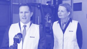 Shadow industry and innovation minister Alex Hawke takes aim at Labor’s AI policy