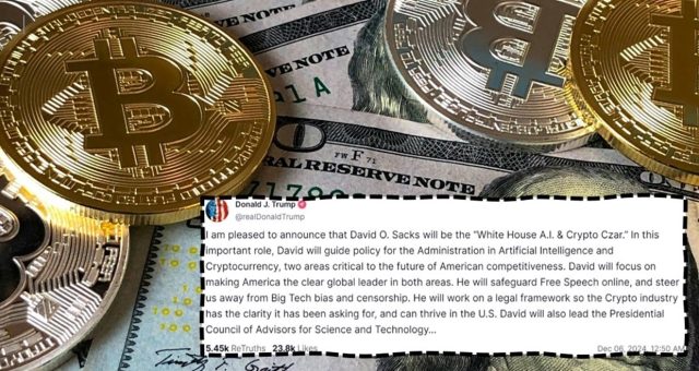 Trump combines AI and crypto in White House ‘czar’ role