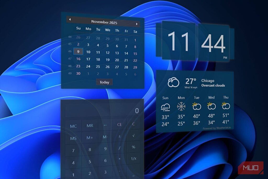I made my Windows desktop useful again with this free widget app