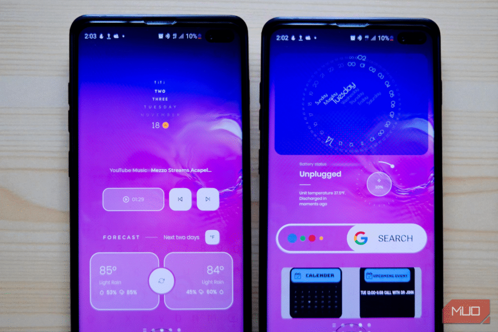 I turned my Android home screen into a personal dashboard with…